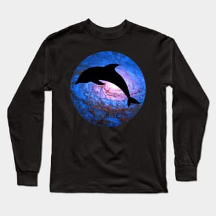 Galactic Dolphin Long Sleeve T-Shirt